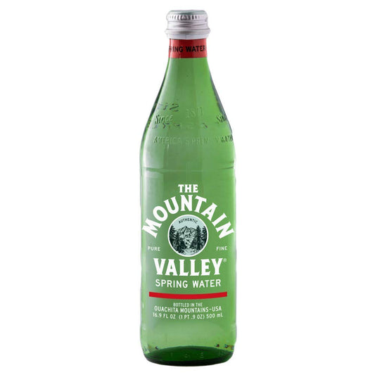 Mountain Valley. Spring Water. Glass Bottle. 16.9 ounces (Pack of 12)