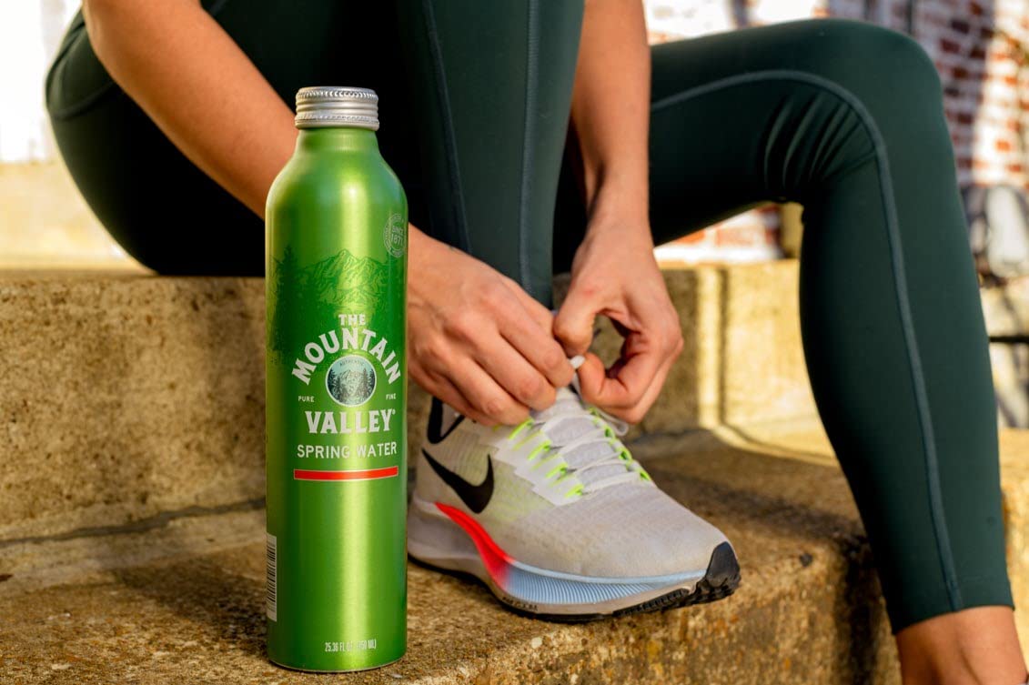 he Mountain Valley 750 mL Spring Water in Aluminum Can 12pk