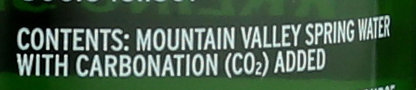 Mountain Valley Spring Sparkling Water Lime. 1 Ounce