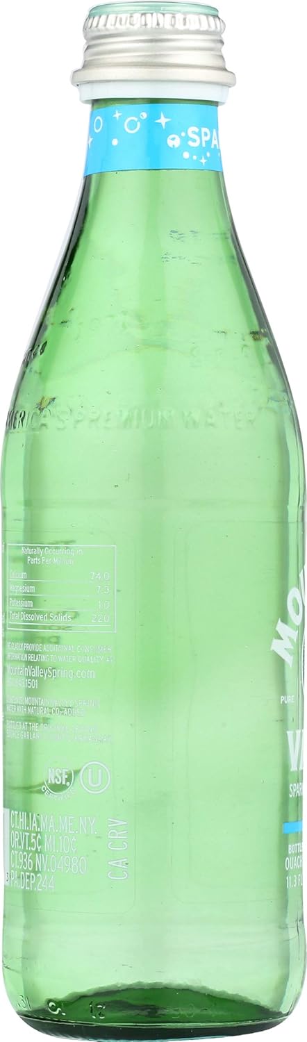 MOUNTAIN VALLEY WATER Sparkling Water. 11.3 FZ