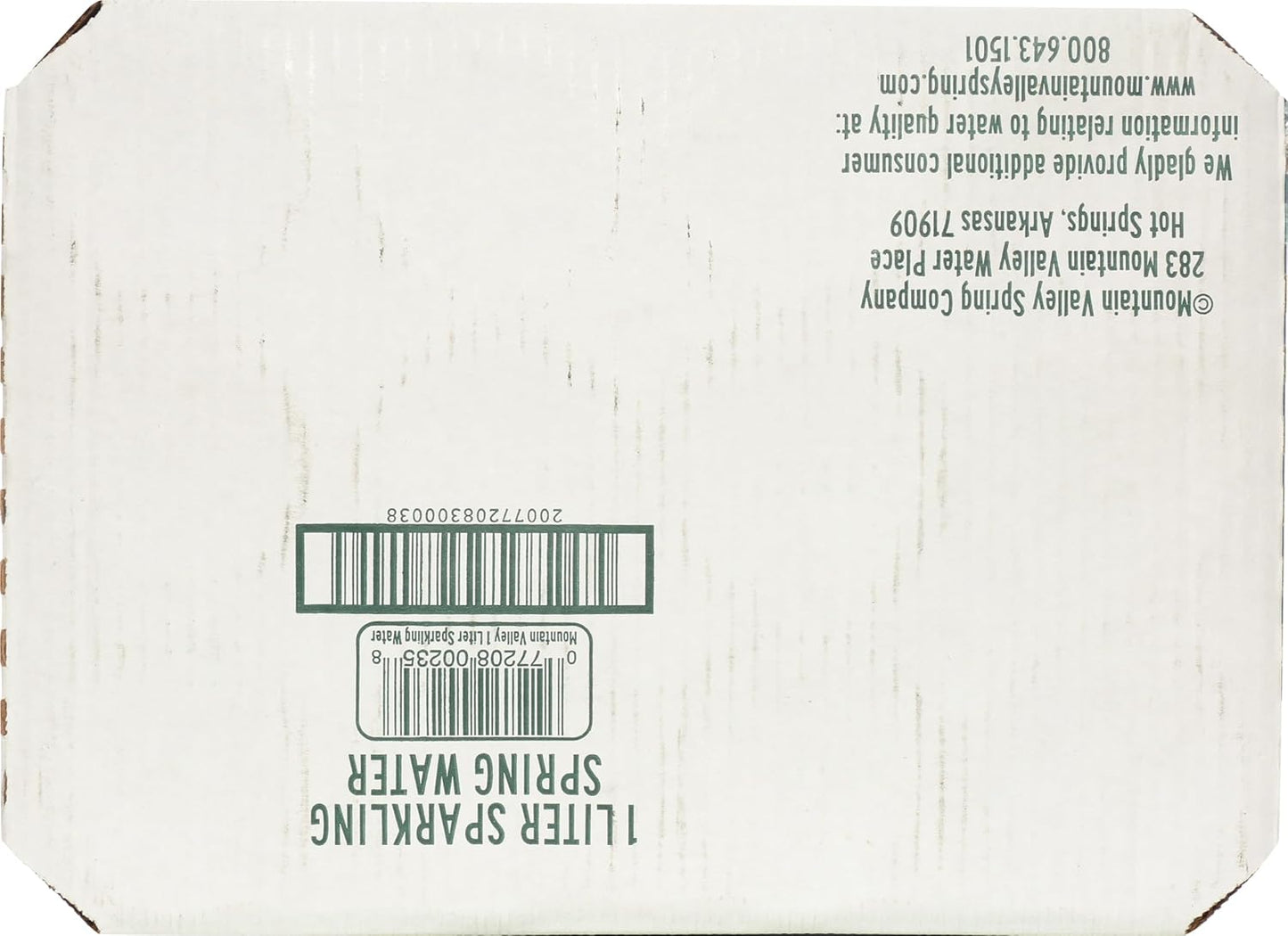 Mountain Valley Water Sparkling Water 12 Pack. 33.8 Fl Oz