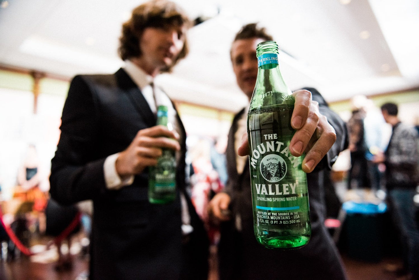 Mountain Valley Sparkling Water. 333 mL Glass Bottles (Pack of 24)