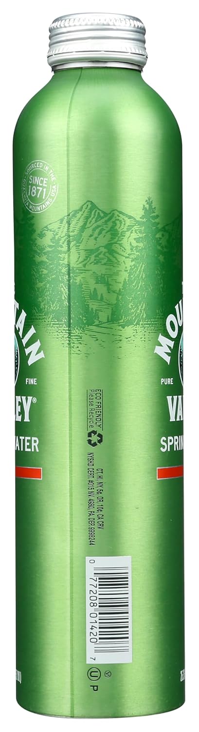 Mountain Valley Water Spring Water. 25.36 FZ