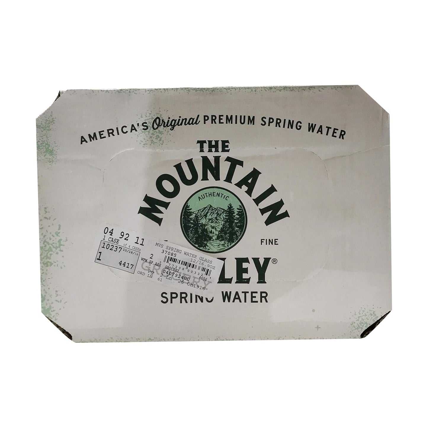 Mountain Valley Water Spring Water 12Pk. 16.9 FZ