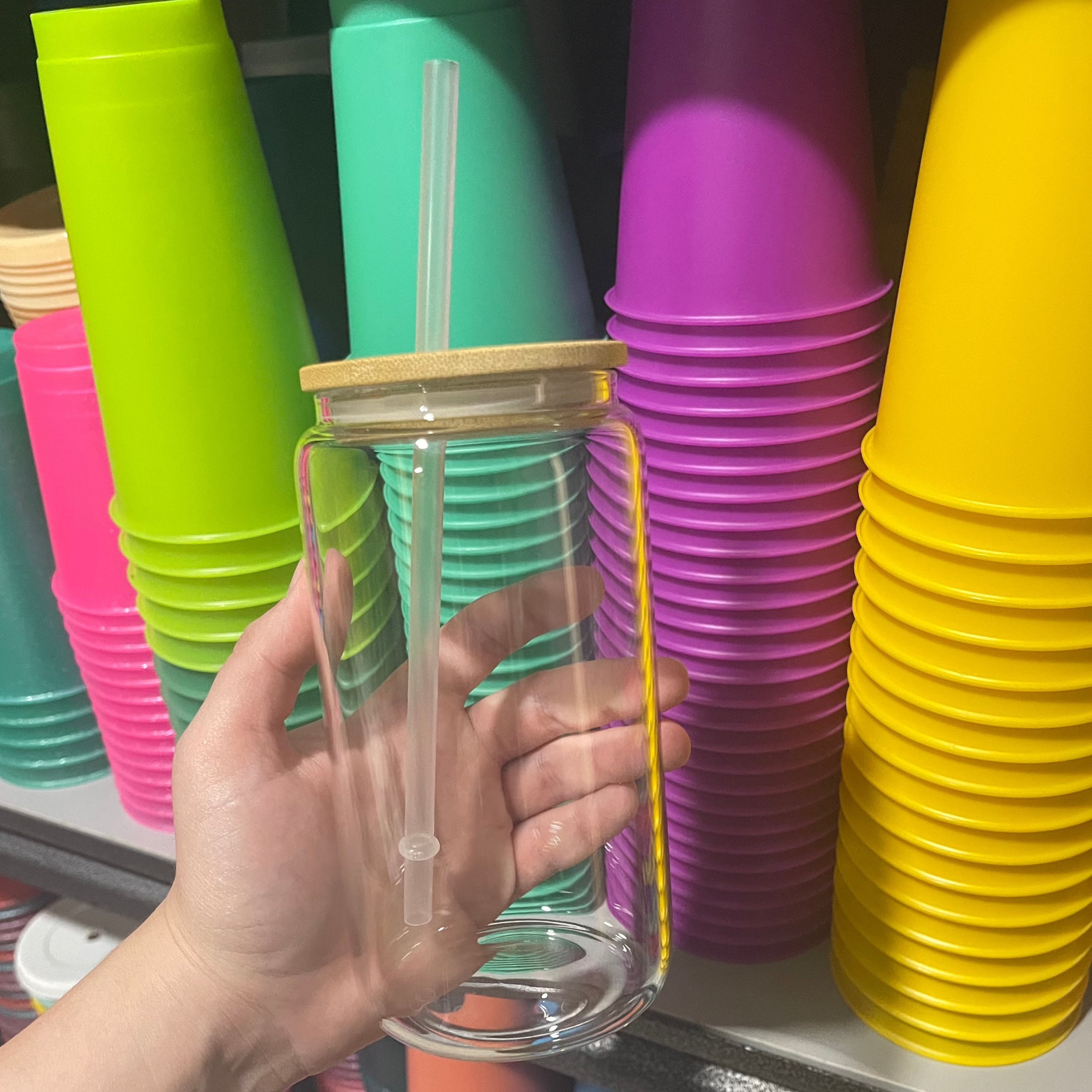 16oz Glass Can