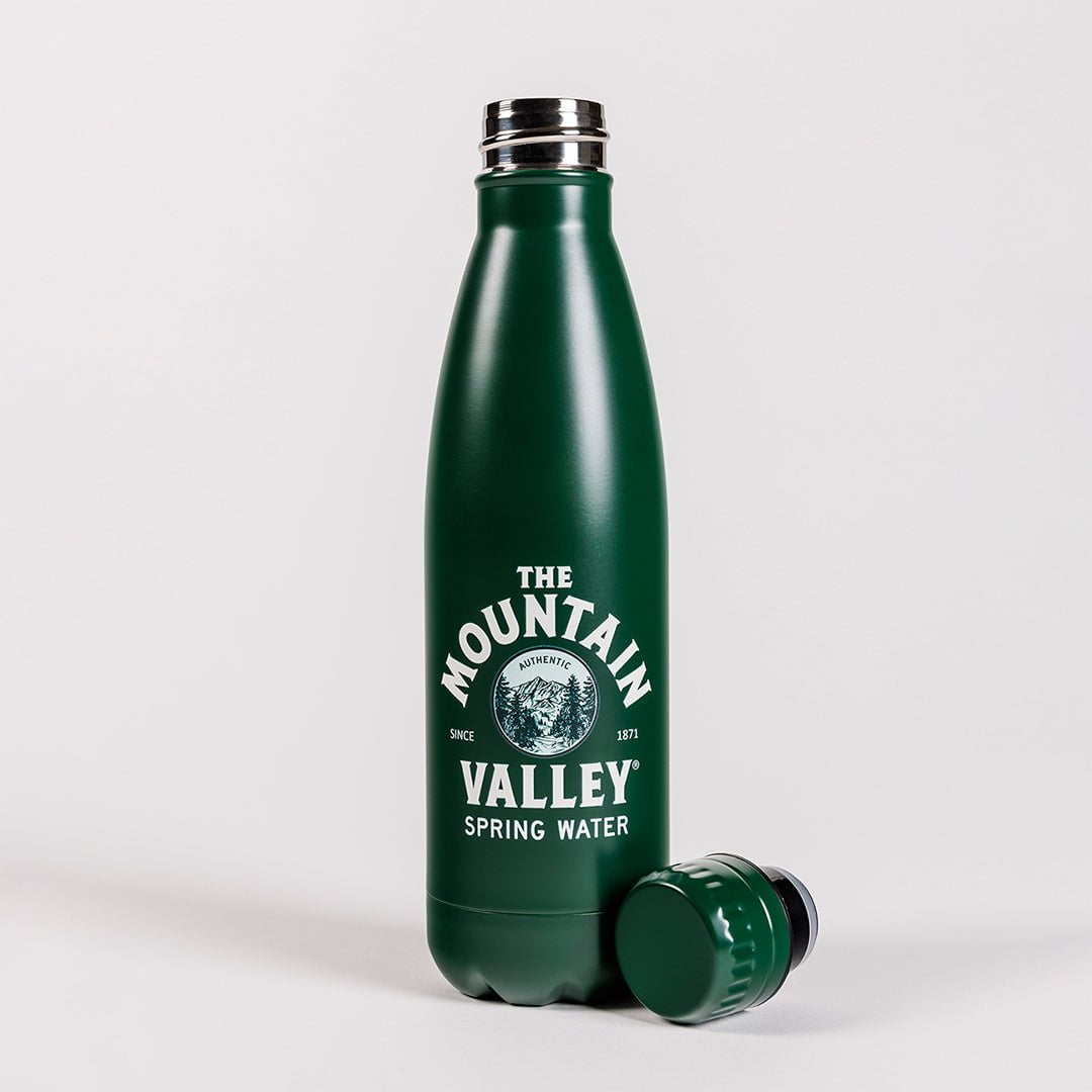 Mountain Valley 17oz Nova Crisp Stainless Steel Water Bottle